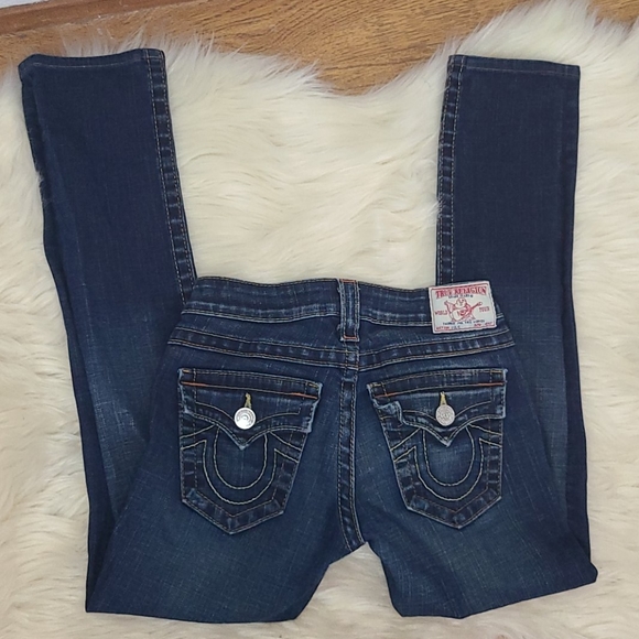 True Religion Julie jeans dark wash tiny size 25 - Picture 7 of 8